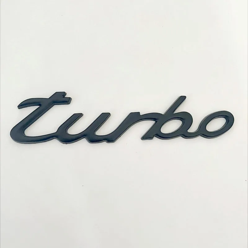 3D Metal Turbo Emblem for Cars—12.8cm x 3cm 9 3D Metal Turbo Emblem for Cars—12.8cm x 3cm - Image 9
