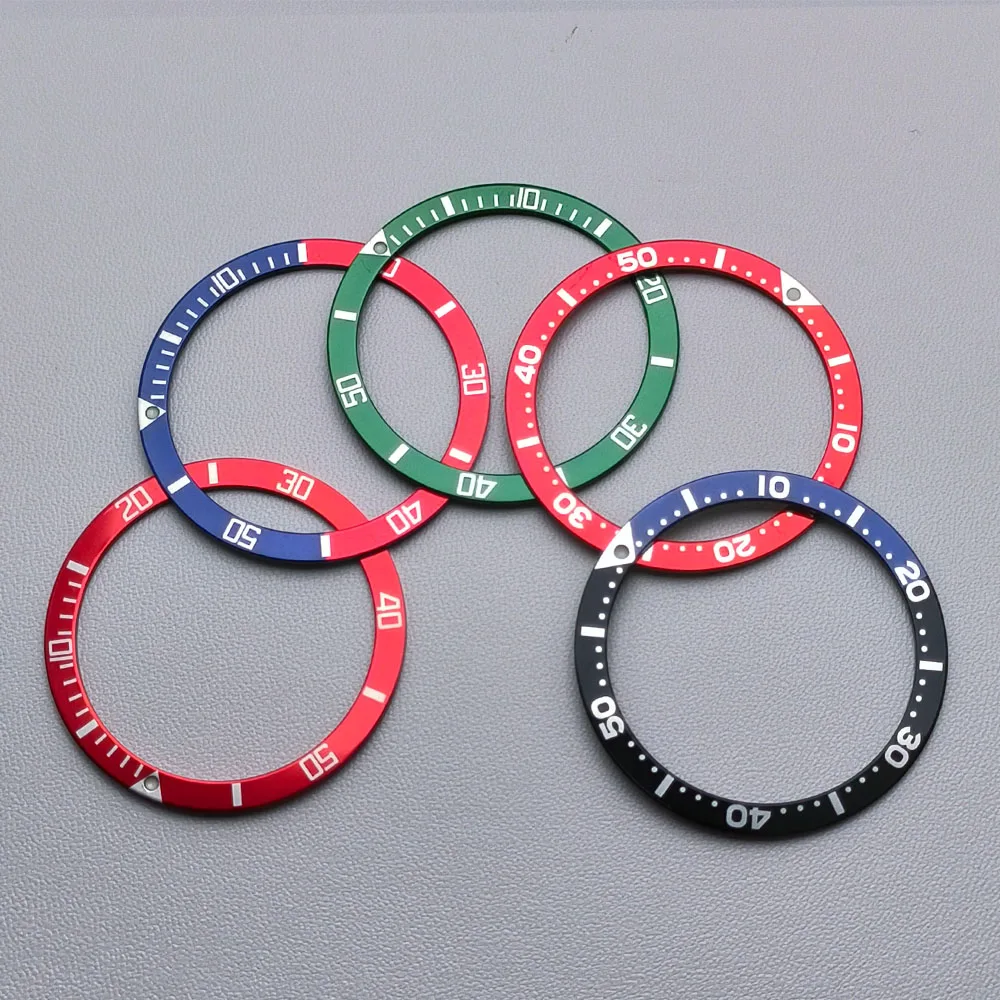 39mm Vibrant Aluminum Watch Bezel Insert for NH35 2 39mm Vibrant Aluminum Watch Bezel Insert for NH35 - Image 2