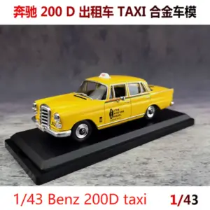 Vintage Yellow Mercedes-Benz 200D Taxi Model 11cm 7 S0559238eb84f40359d6c1e0c541cc333R