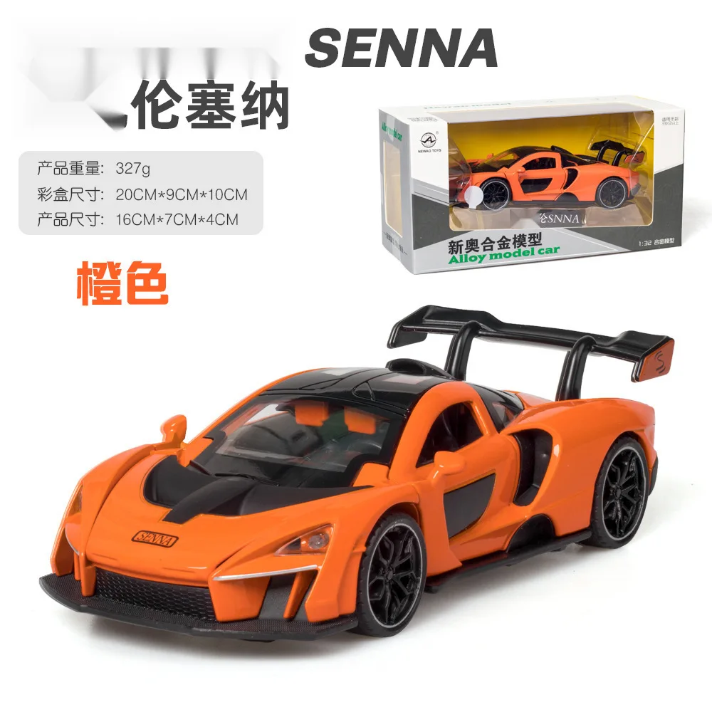 Orange 1:32 Diecast Race Car Model 10 Orange 1:32 Diecast Race Car Model - Image 10