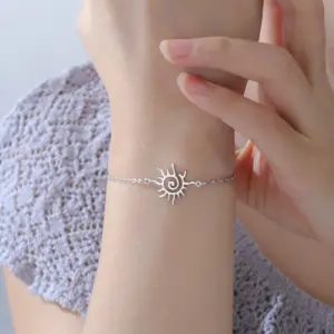 Celestial Spiral Sun Charm Bracelet for Women 11 S057148fe141e41e59037d5b6fad493b5Z
