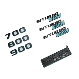 Mercedes G-Class 3D Badge Set with "700," "800," "900"