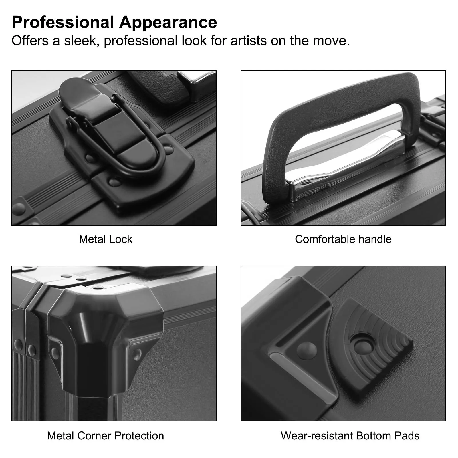 Durable Black Paint Bottle Storage Case 3 Durable Black Paint Bottle Storage Case - Image 3