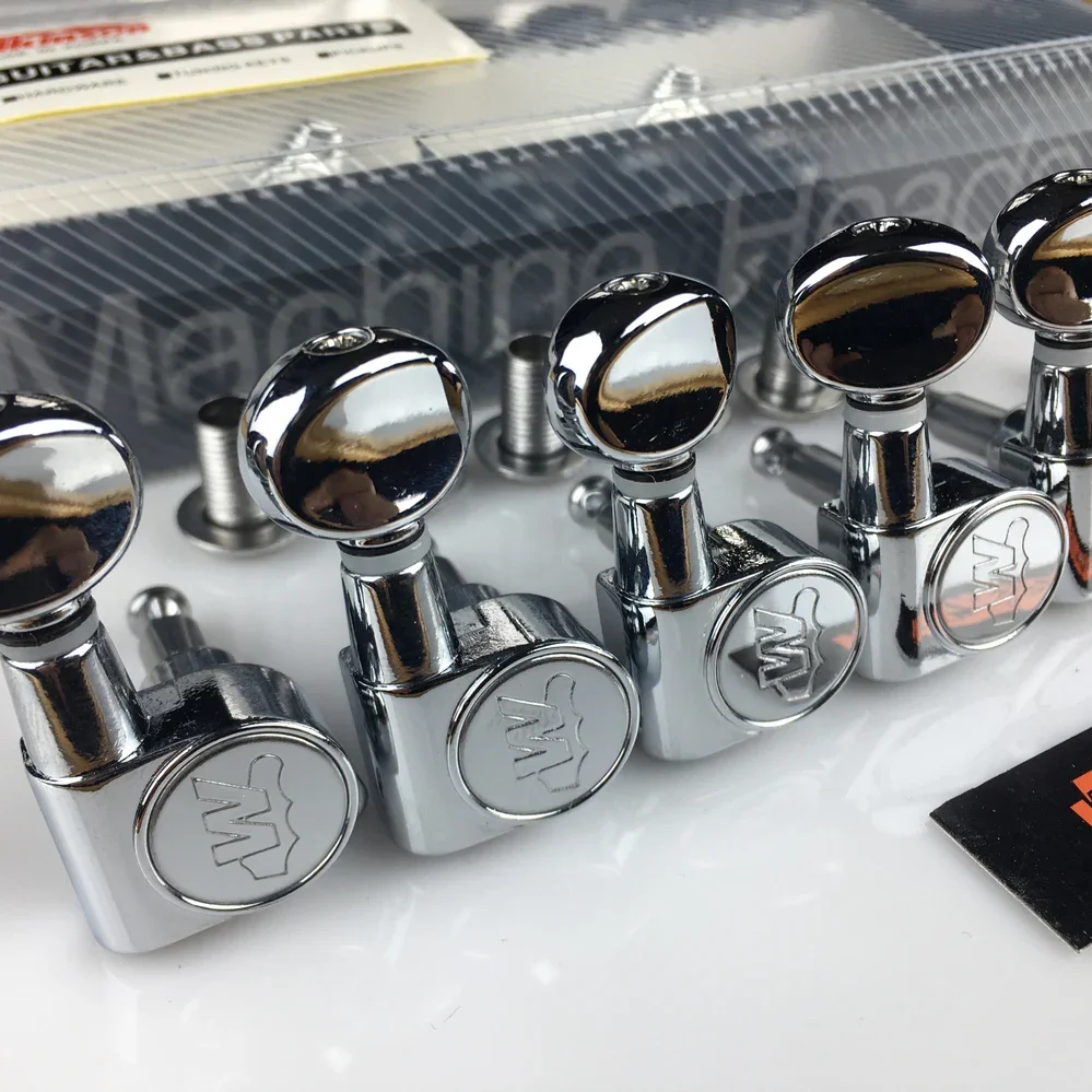 Wilkinson WJN-05 Chrome Guitar Tuners Set 4 Wilkinson WJN-05 Chrome Guitar Tuners Set - Image 4