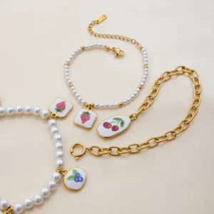 Fruit-Themed Stainless Steel Bracelet 13 S05dce7ccc4e4493d9535acaed2bea7609