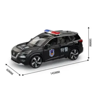 1:32 Scale Police Car Model with Light & Sound 14 S05e53844b3ae480b97469aee76999273W