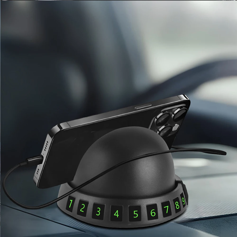 Black Car Phone Holder for SUVs 2 Black Car Phone Holder for SUVs - Image 2
