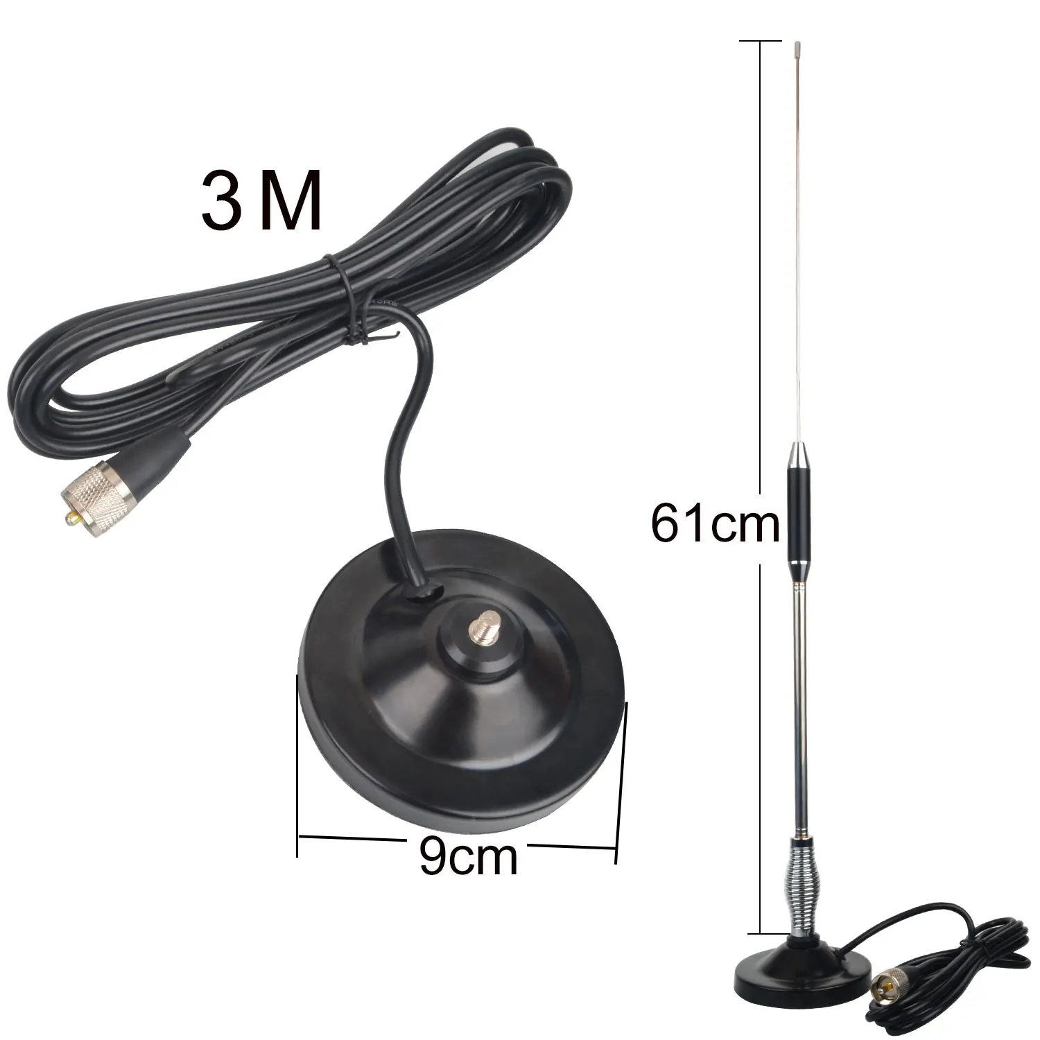 610mm 27MHz CB Walkie Talkie Antenna System 5 610mm 27MHz CB Walkie Talkie Antenna System - Image 5