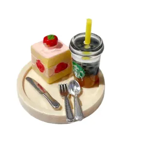 Miniature Dollhouse Food Set for Kids 16 S060e4f644bd046b6ab3b1ccf085ee4251