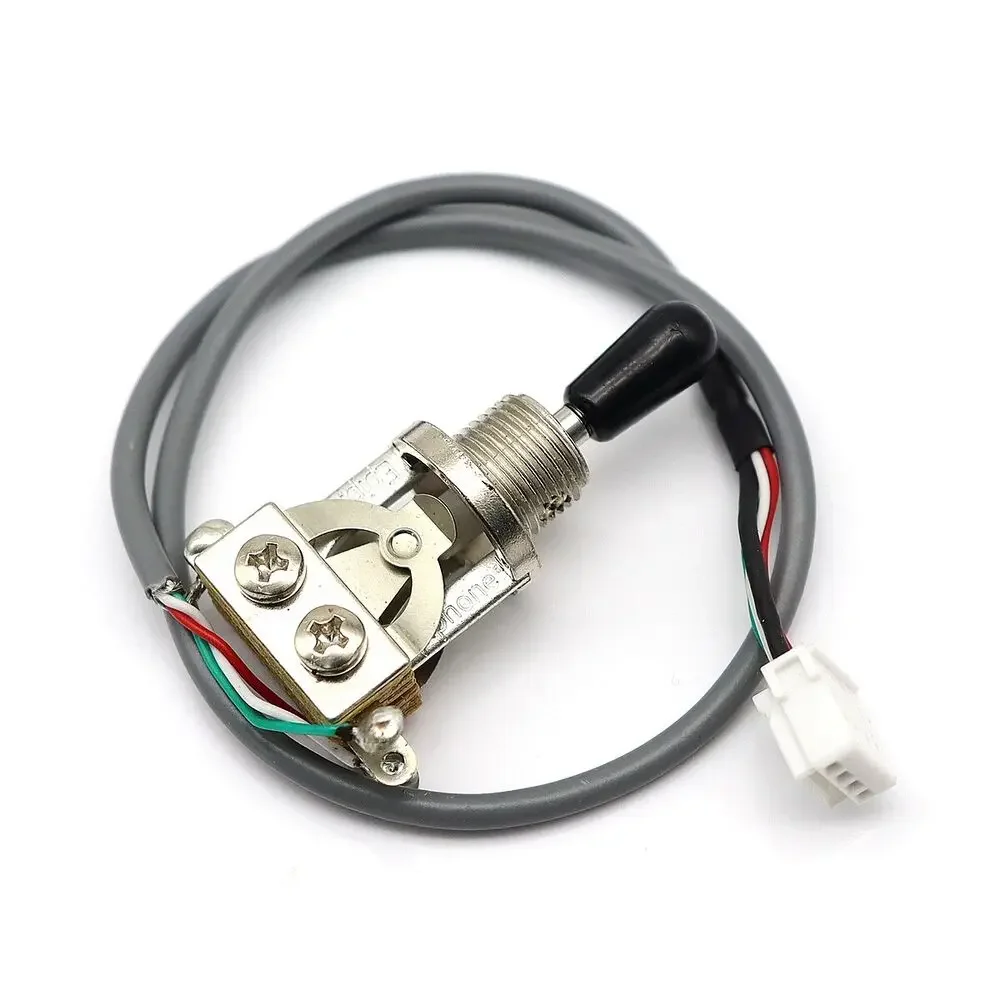 LP-style Silver Humbucker Pickup Set with Wiring Harness 5 LP-style Silver Humbucker Pickup Set with Wiring Harness - Image 5