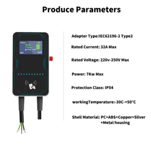WUFEN 7KW EV Wall Charger for Home 9 S06229d0062644a239e00e13047b90f62a 1