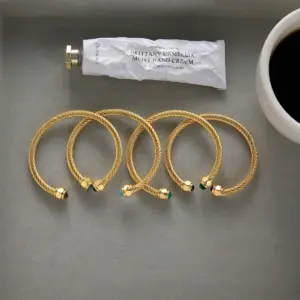 Stainless Steel Gold-Tone Cuff Bracelet for Women 15 S062f6014b89843e5b5e41684d86c8e03w