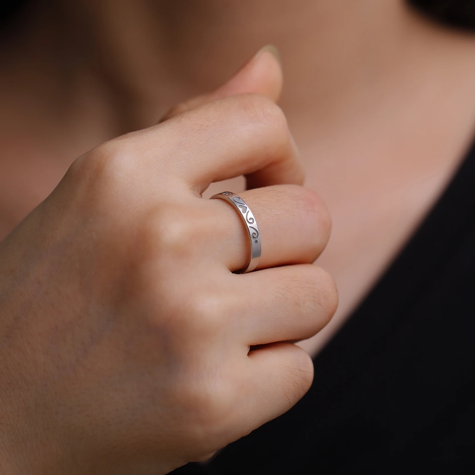 Elegant Gold Heart Ring for Women 5 Elegant Gold Heart Ring for Women - Image 5