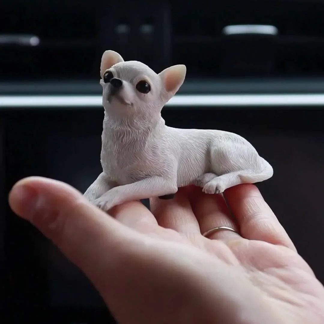 Realistic 1/6 Scale Chihuahua Resin Figurine 7 Realistic 1/6 Scale Chihuahua Resin Figurine - Image 7