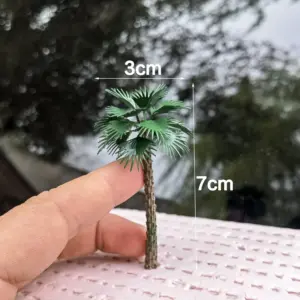 Miniature Brass Palm Trees Set for Dioramas 19 S0667b5966f2840ceabd09cd7c95682fdB 2