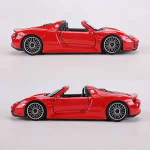 Vibrant Red Porsche 918 Spyder Diecast Model 9 S066e3e587bb74bbba9c5e744a5fc7b1ct