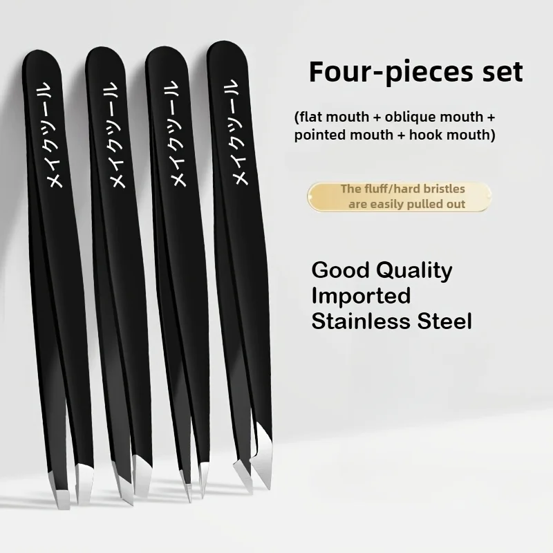 Professional Stainless Steel Tweezers Set for Beauty 8 Professional Stainless Steel Tweezers Set for Beauty - Image 8
