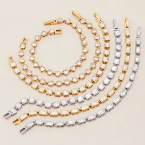 Stainless Steel Geometric Bracelet for Women 15 S0691d07f5b794a78b38e190b834adcc7K