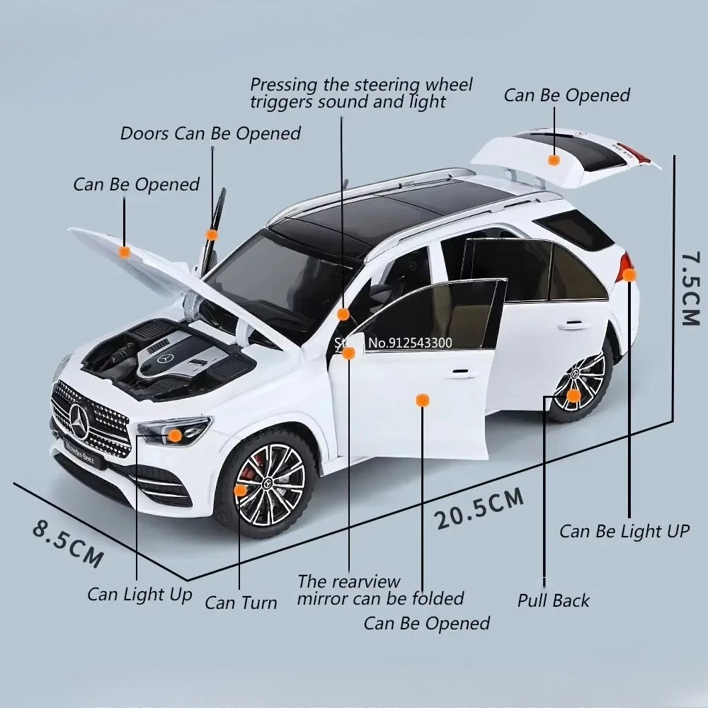 Mercedes-Benz 1:24 Scale Diecast Model Car 2 Mercedes-Benz 1:24 Scale Diecast Model Car - Image 2
