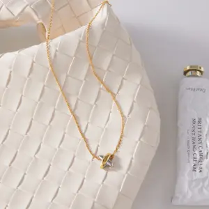 Minimalist Two-Tone Stainless Steel Necklace 11 S06a205b1f95642e58557c977b10f94a6u