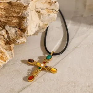 Vibrant Stainless Steel Women's Pendant Necklace 8 S06a843d761ea4f748460c15b5688599am