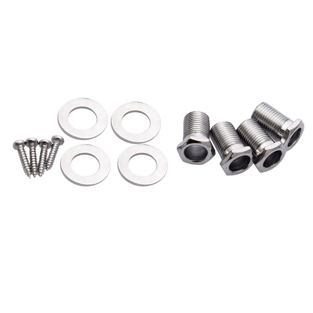 Electroplated Silver Ukulele Button Set 3 Electroplated Silver Ukulele Button Set - Image 3