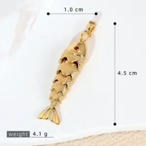Copper Koi Pendant for Jewelry 19 S06dc53229176487f85428f8fe4443bb8r