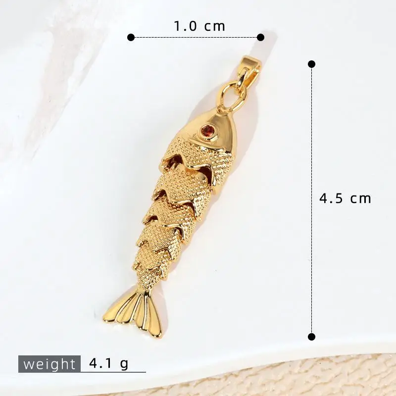 Copper Koi Pendant for Jewelry 10 Copper Koi Pendant for Jewelry - Image 10