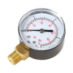 Pool Water Pressure Gauge 50mm Dual-Scale 11 S070e8d9e682847d1beffec65e18ae347x