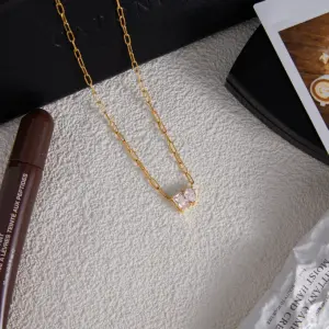 Stainless Steel Zirconia Necklace JDN0306071 11 S0724fbe58c004d5b997c6acb13fb4ac2K