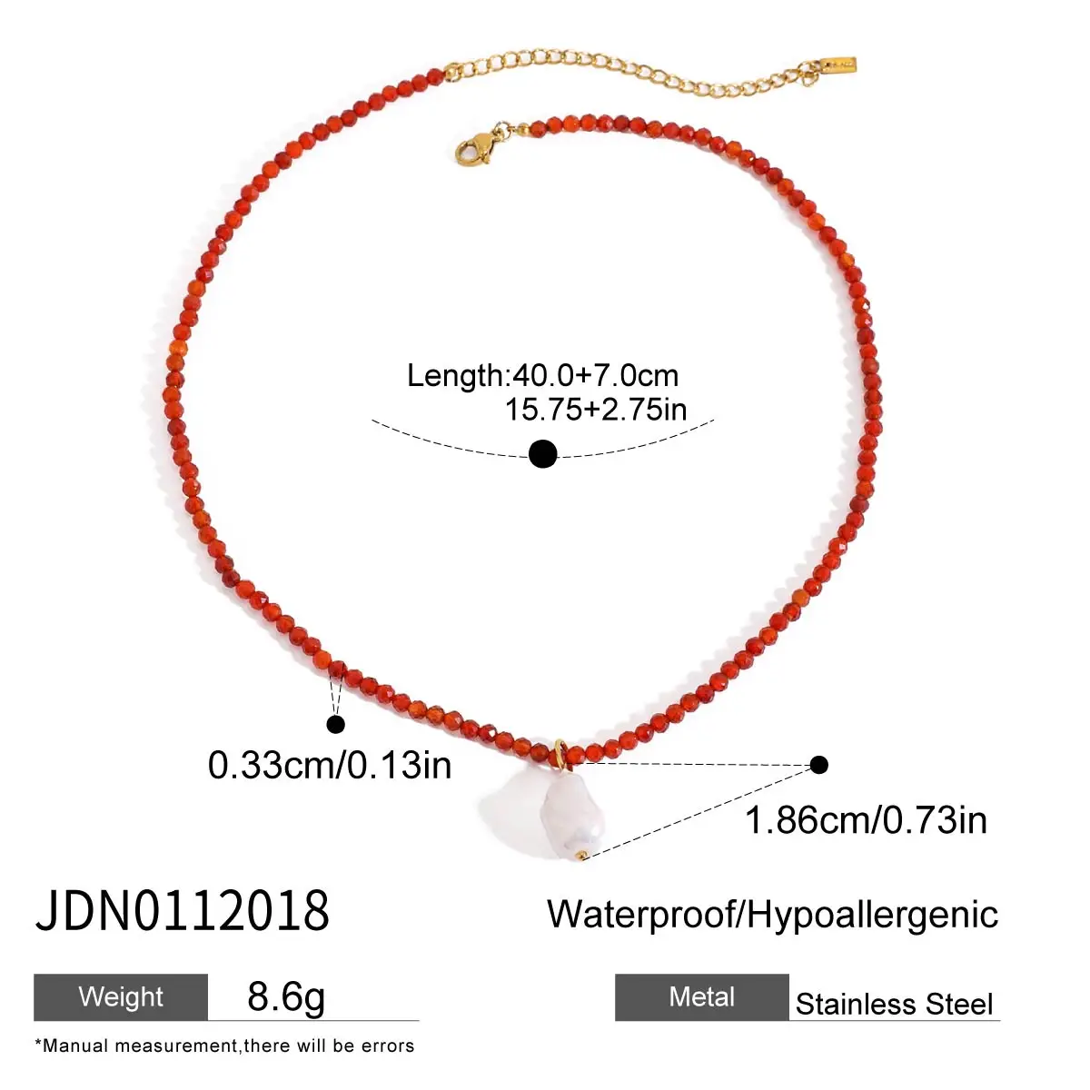 Women's Ocean-Inspired Stainless Steel Layered Necklace 7 Women's Ocean-Inspired Stainless Steel Layered Necklace - Image 7