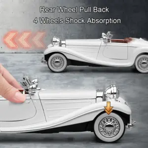 Vintage Car Model Replica 1:32 Scale 14 S0773e70cce03419fbd239ca00482688bK