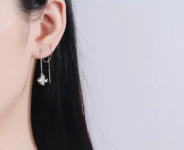 Elegant Fish Motif Tassel Earrings for Women 6 Elegant Fish Motif Tassel Earrings for Women - Image 6