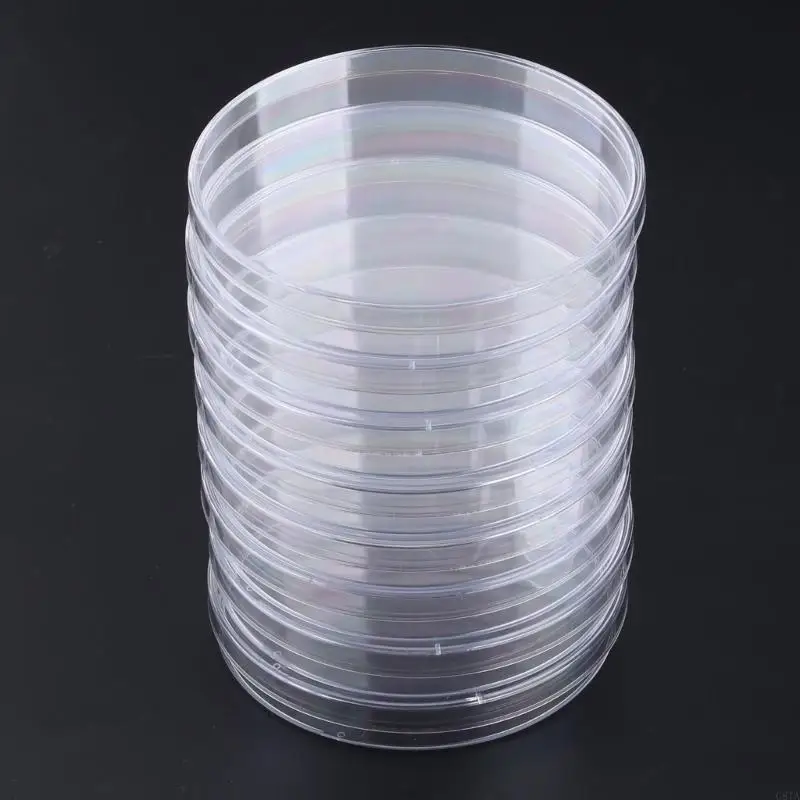 Set of 10 90mm Glass-Like Plastic Petri Dishes 2 Set of 10 90mm Glass-Like Plastic Petri Dishes - Image 2
