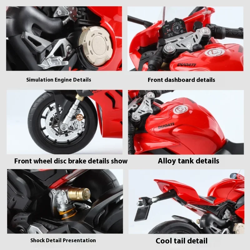 Ducati Panigale V4S 1:9 Scale Diecast Model 4 Ducati Panigale V4S 1:9 Scale Diecast Model - Image 4