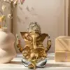 Gold Ganesha Statue for Home Decor