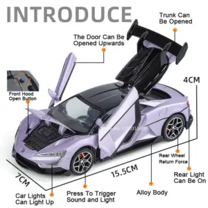 1:32 Diecast Sports Car Model for Collectors 11 S07a7056cad8d4726a97c8cc3677e84fbs