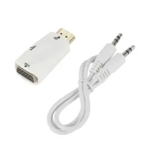 HDMI to VGA Adapter with Audio Support 15 S07a8b46002904c479fcb99cd40099268v