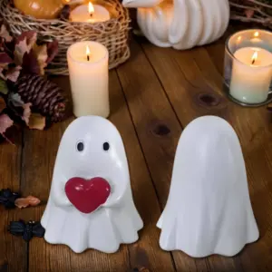 Resin Ghost Figurine with Heart Accent 10 S07be64f989fa4b38a875e5459a243011j 1