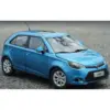 Vibrant Blue MG3 1:20 Scale Alloy Model Car