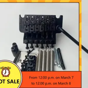 Black Floyd Rose Tremolo Bridge System 7 S07cdf38b8c074a8286d684373d9df9ddM