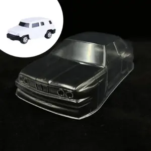 Black 1/28 Scale RC Car Body Shell