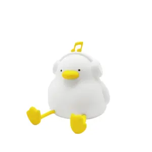 Cute Duck Night Light with Rechargeable Battery 16 S07f074b2944240aebf08dd0fddc790e43