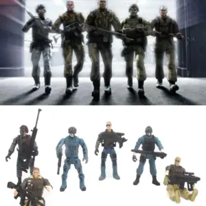 10cm American Military Figures Set with Articulated Joints 10 S0829cba31bb143fdab4929f0044eea651