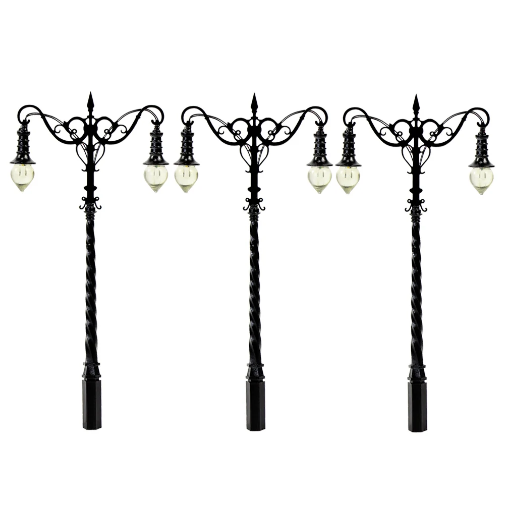 Vintage HO Scale Street Lamps Set 6 Vintage HO Scale Street Lamps Set - Image 6