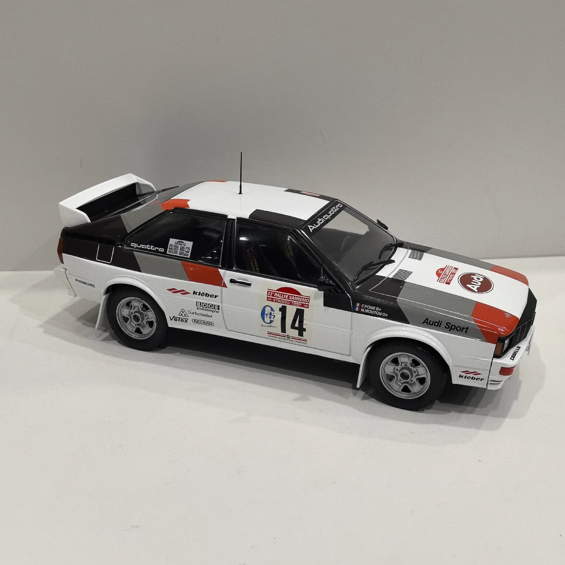 Diecast Audi Quattro Rally Model 1/18 Scale 3 Diecast Audi Quattro Rally Model 1/18 Scale - Image 3