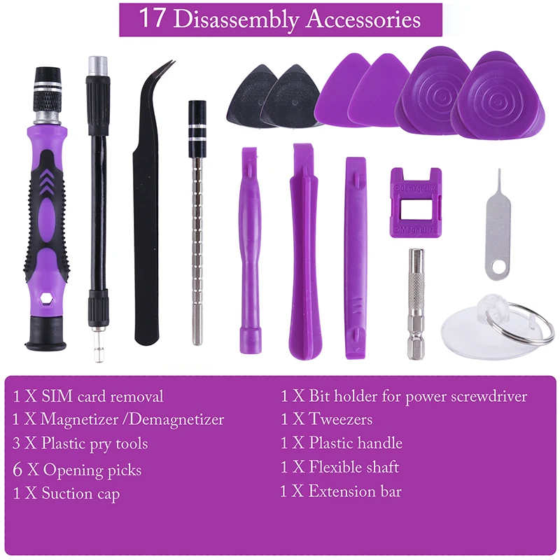 115-in-1 Precision Electronic Screwdriver Kit 4 115-in-1 Precision Electronic Screwdriver Kit - Image 4