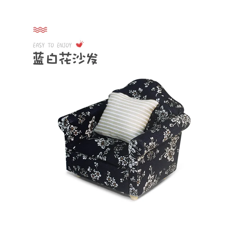 Miniature Dollhouse Armchair Set in 1:12 Scale 9 Miniature Dollhouse Armchair Set in 1:12 Scale - Image 9