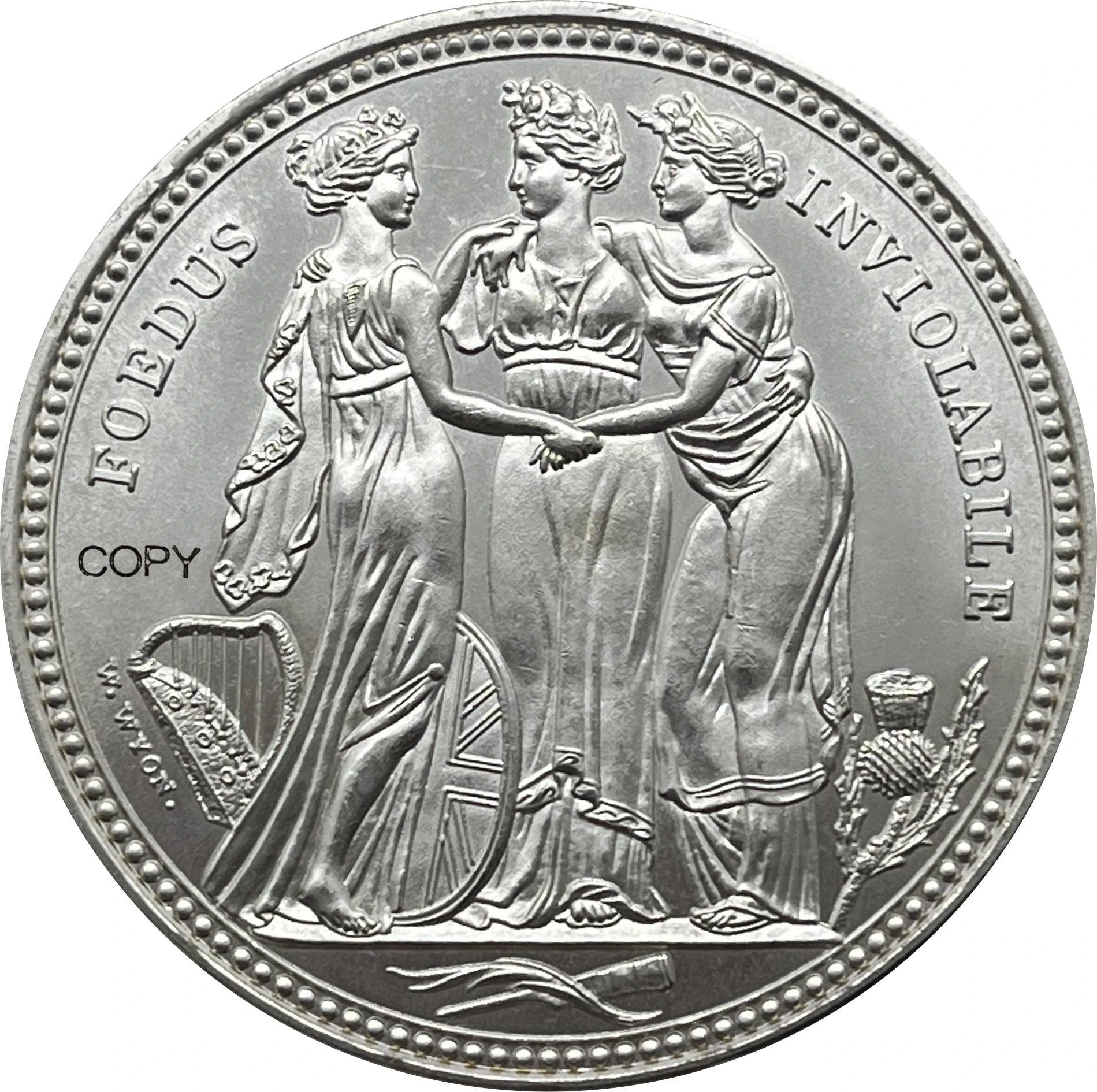 King George III 1817 Replica Coin 2 King George III 1817 Replica Coin - Image 2