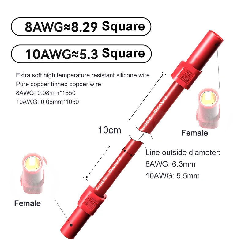 High-Current XT150 Connecting Cable 8/10AWG 9 High-Current XT150 Connecting Cable 8/10AWG - Image 9